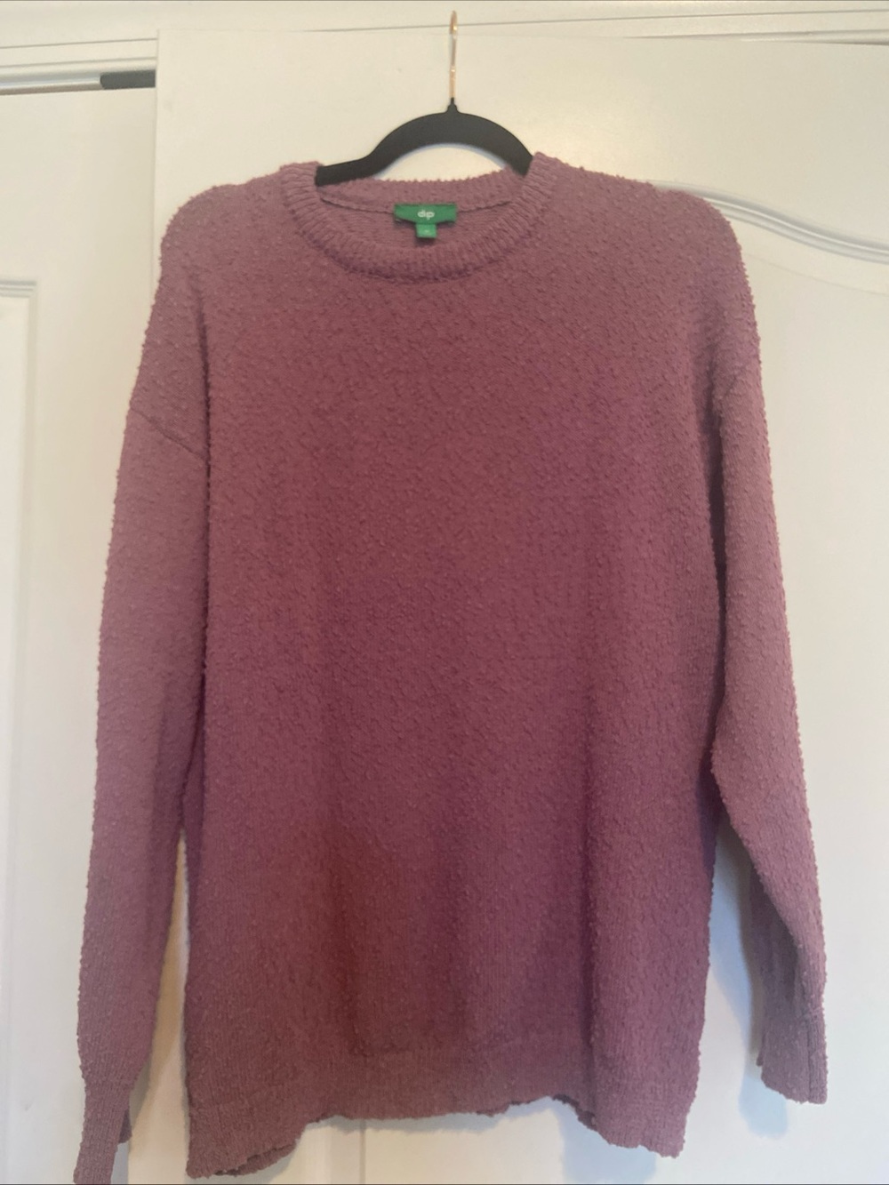 dip Mauve Bouclé Crewneck Sweater